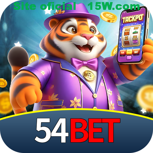 Imagem promocional da 54Bet mostrando a plataforma e suas vantagens